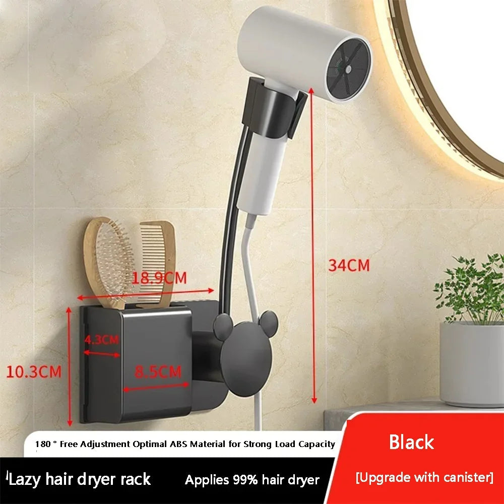 StyleSpin™ Hair Dryer Holder 💨 — 360° Hands-Free Styling