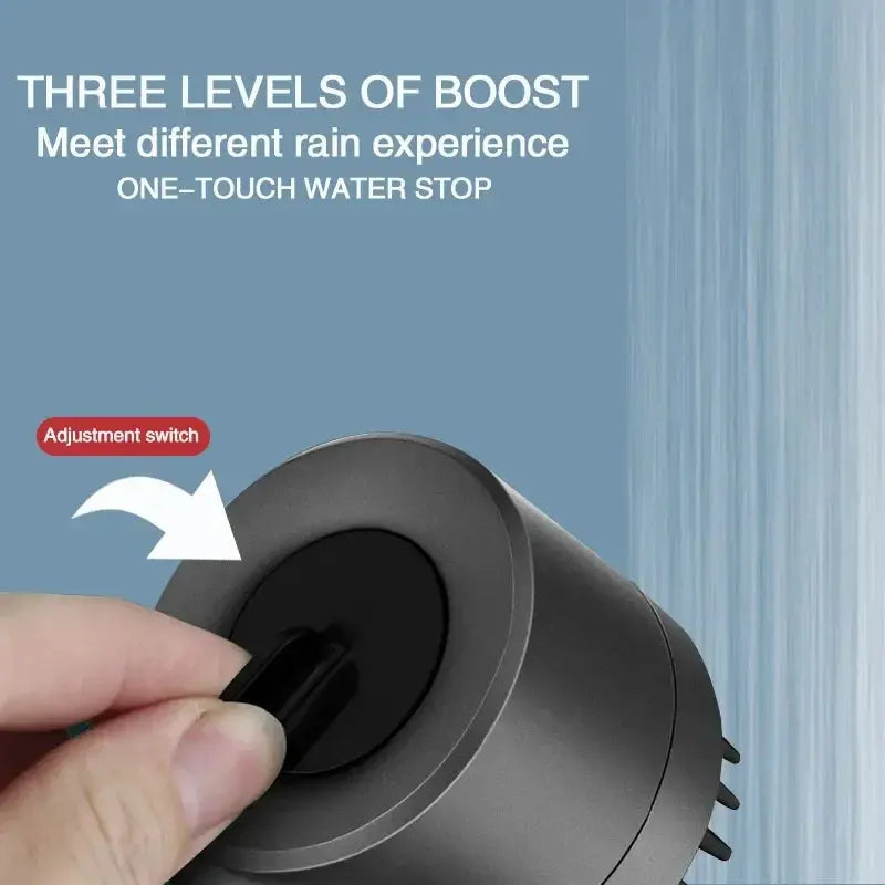 High Pressurized Filter Shower Head 3-mode Adjustable Spray with AliExpress