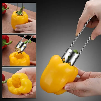 Kitchen Pro Corer – Works for Apples, Pears & Tomatoes!