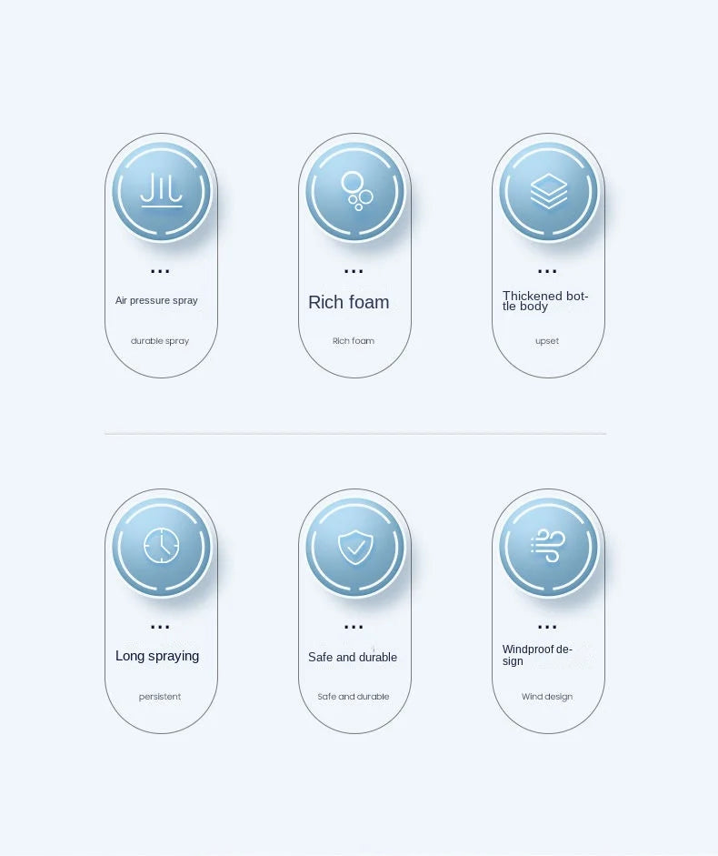 Bleo™ Multi-Surface  2L Foam Sprayer – Adjustable Nozzles & Wide Fan Spray