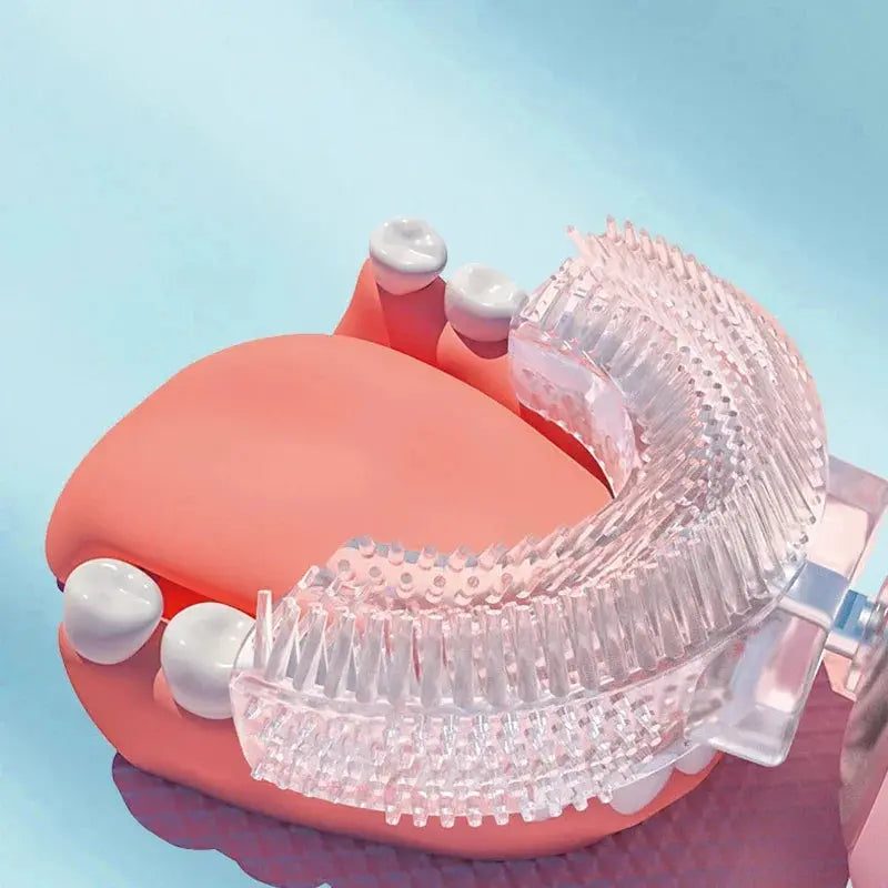 Electric U-shaped Toothbrush Children Sonic Toothbrush 360 Degrees Smart Dental Tooth Brush Teeth Whitening for Waterproof Kids BALASHOV Exquisite Life Store