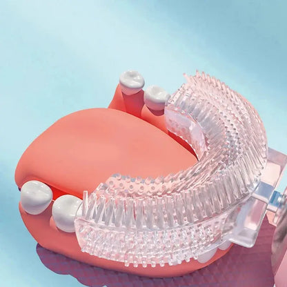 Electric U-shaped Toothbrush Children Sonic Toothbrush 360 Degrees Smart Dental Tooth Brush Teeth Whitening for Waterproof Kids BALASHOV Exquisite Life Store