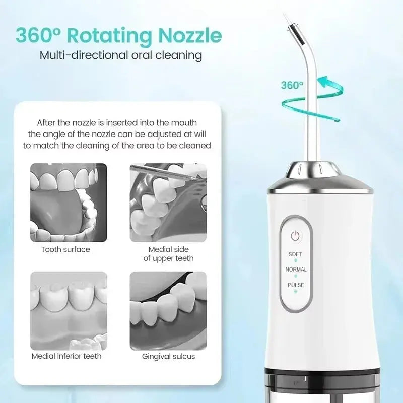 Electric Dental Water Flosser Oral Irrigator Portable Dental Bed AliExpress