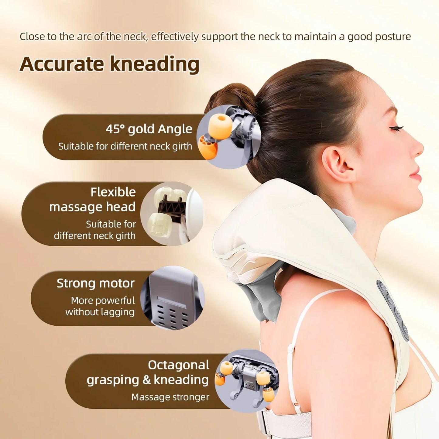 Wireless Neck And Shoulder Massager Foreverlily Korea Store