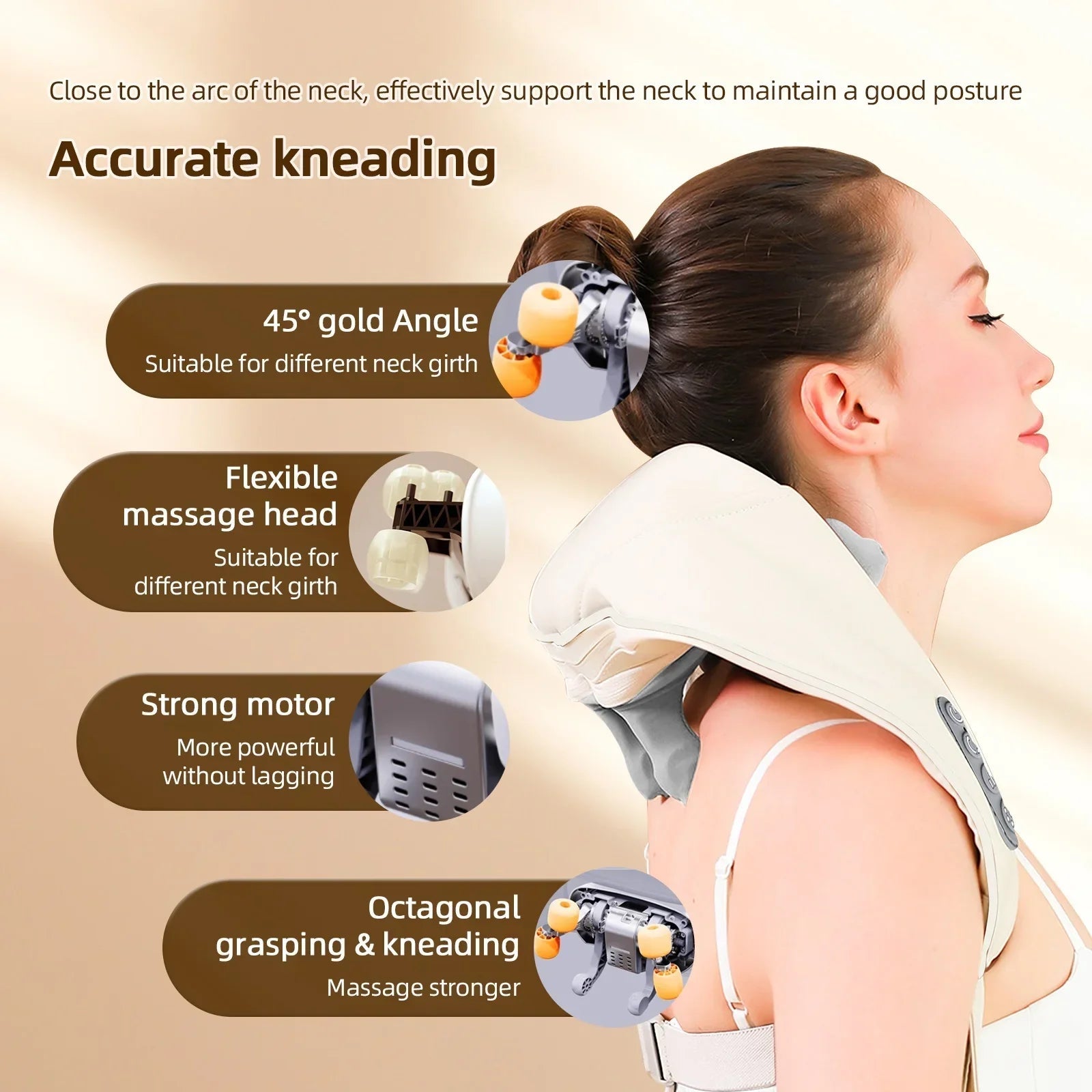 Wireless Neck And Shoulder Massager Foreverlily Korea Store