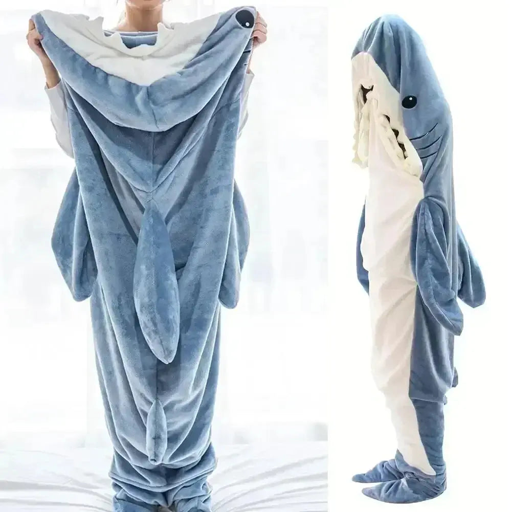 Cosplay Anime Shark Onesies Costumes Suit Adult Pyjamas Cartoon