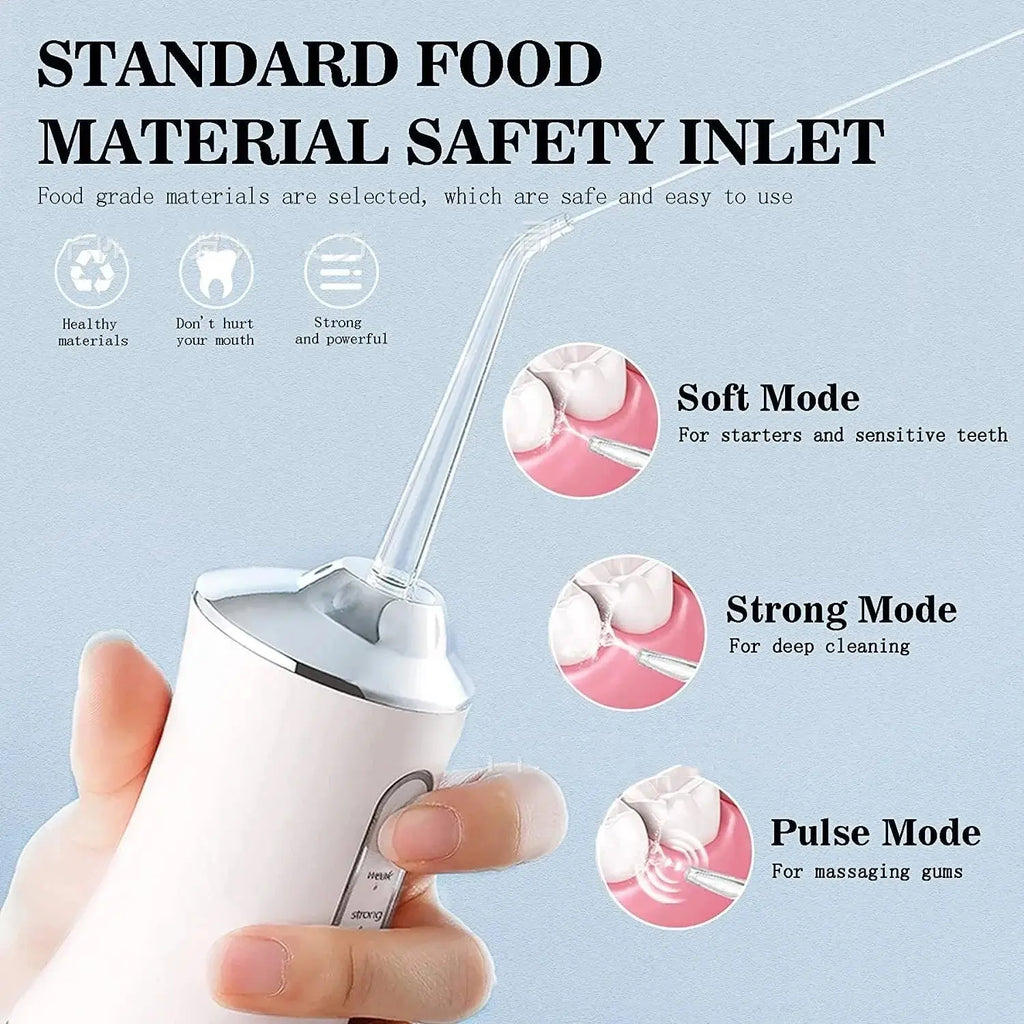 New Oral Irrigator Portable Dental Water Flosser USB Rechargeable AliExpress