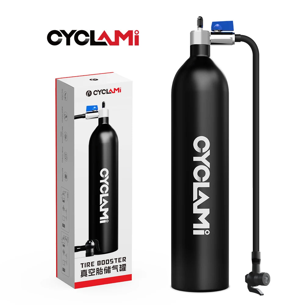 Bike Tubeless Tire Booster 1.3L Air Bottle with Valve