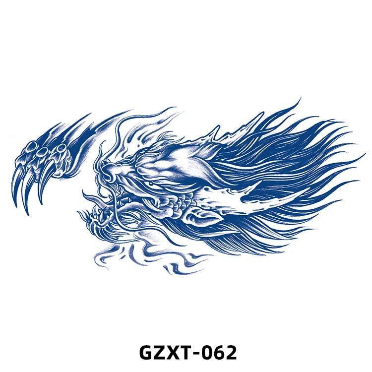 New Wholesale Juice Chest Stickers Tattoo Herbal Semi-permanent Back Tatoo Wings Tattoo Stickpaper WAM-girl Store Store
