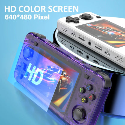 BOYHOM New R36H Retro Handheld Console Open-Source Linux System Classic Game Consoles 3.5 inch IPS Screen Portable Video Player Stone's Store
