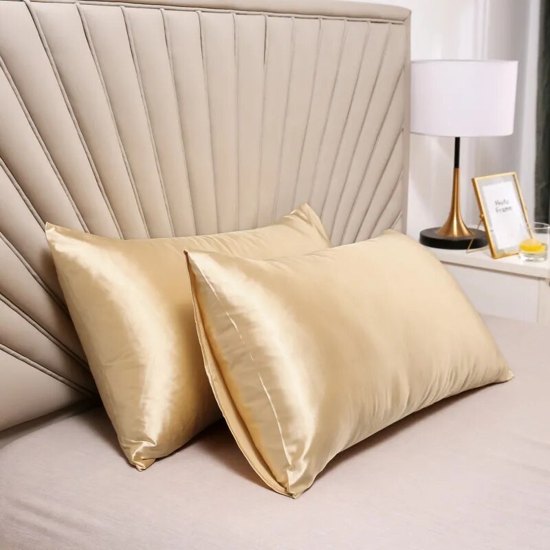 100% Silky Satin Pillow Cover Shop1104120734 Store