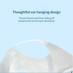 3D Silicone Mask Face Women Skin Care Tool Hanging Ear Face Mask Gel