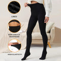 Kave 220G Fleece Lined Tights Women Fleece Translucent Leggings Winter AliExpress