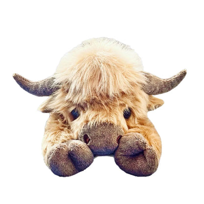 MooHug™ – Adorably Soft Highland Cow Plush 💕