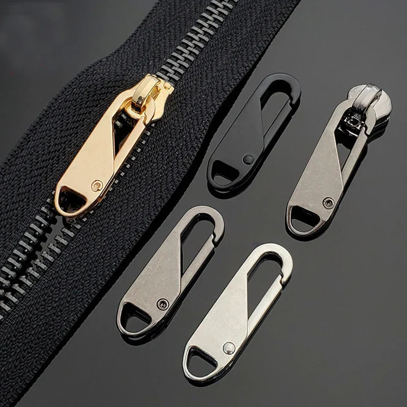Universal Metal Zipper Slider – Replacement Puller DIY Sewing Repair Kit Car Accessories 888 Store