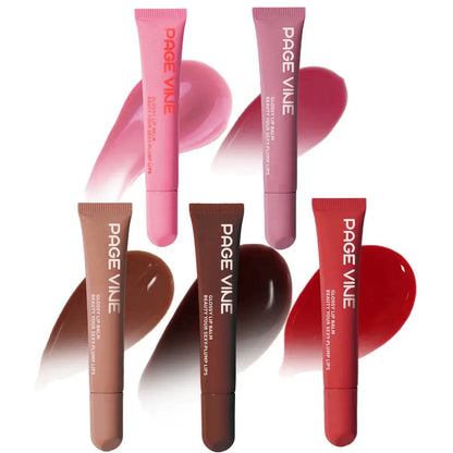 Lip Gloss Moisturizing Liquid Lipstick Toast Espresso Raspberry jelly CR Cosmetic Store