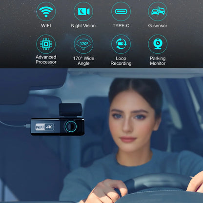 DriveCam Guardian Elite: 4K UHD Dual Lens Dash Cam