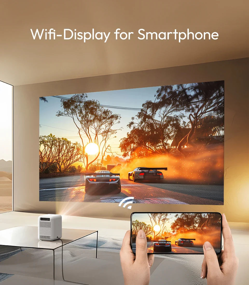 BYINTEK LOVE U4 Smart Mini Home Theater Projector 4K 1080P Video Android WIFI for Smartphone Cinema South Bay Evans General Store