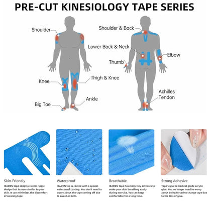 FlexTape Pro – Precut for Perfect Knee Alignment! Stone's Store