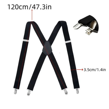 NoSlipFlex™ Suspenders 🔒 — Move Freely, Pants Stay Secure