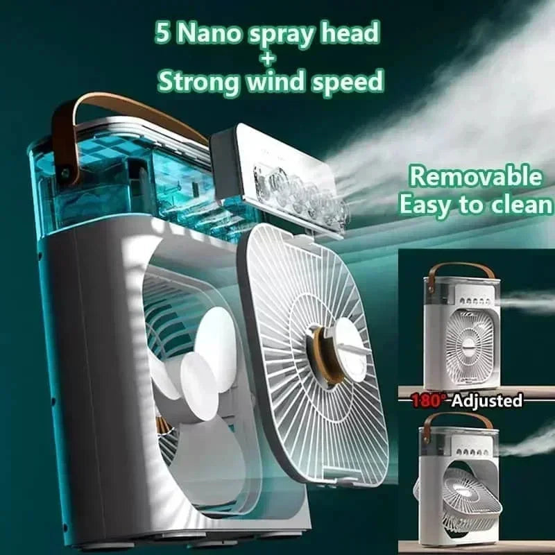 3 In 1 Portable Humidifier Fan Mini Air Conditioners 3C Digital Club Store