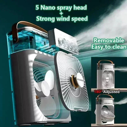 3 In 1 Portable Humidifier Fan Mini Air Conditioners 3C Digital Club Store