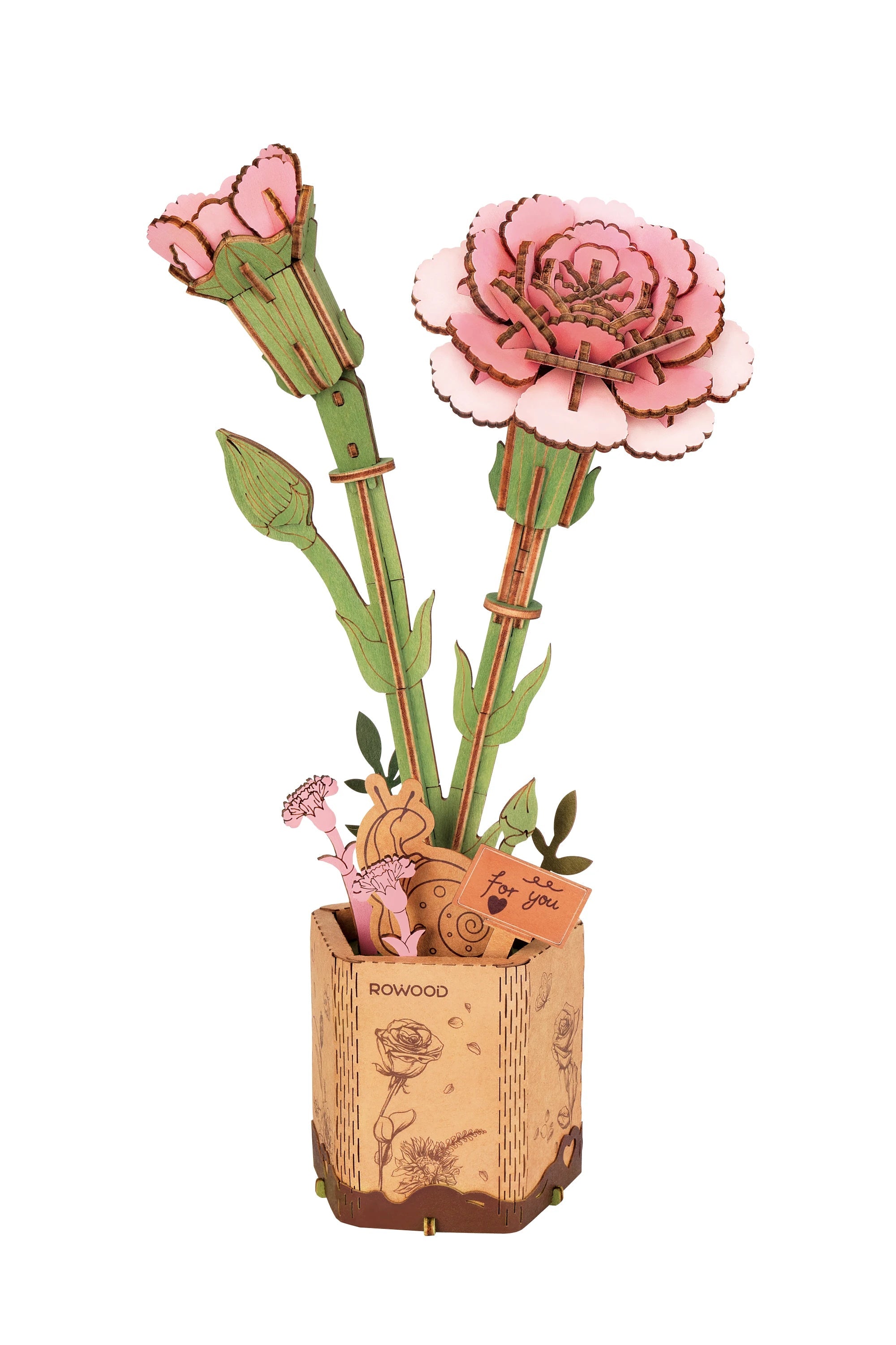 Blossom in 3D: Wooden Puzzle Bouquet Big Save Store