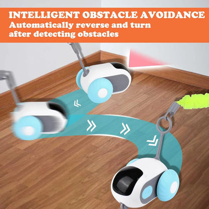 Smart Cat Toy 2 Modes Automatic Moving Remote Controlled Toy Car for Cats Dogs Interactive Playing Kitten Training Pet Supplies Stone's Store