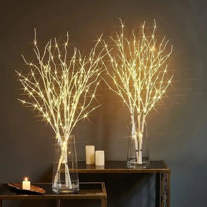 Birch Branch LED Festive Battery Operated Twig Outdoor Christmas Lights Stone's Store