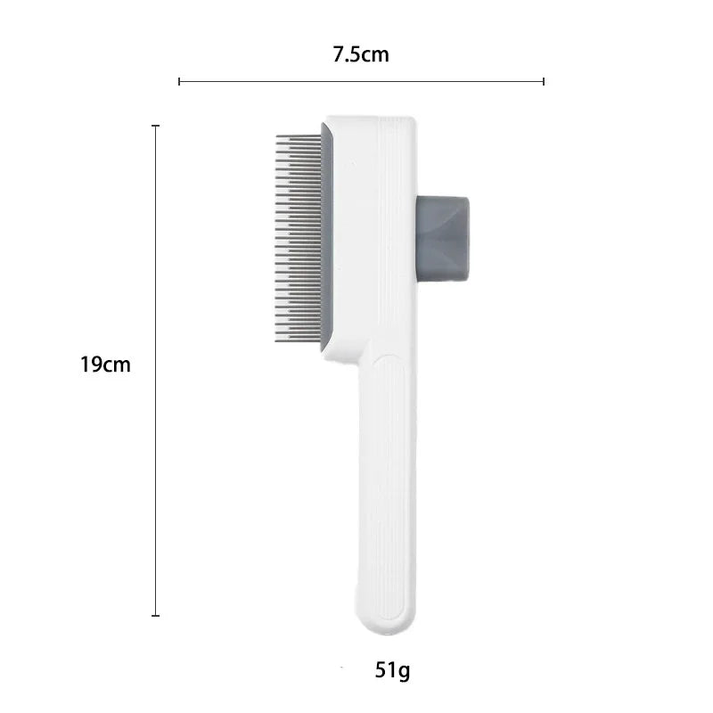 Pet Hair Shedding Comb Easy Care Efficient Portable Grooming Beauty Tool One - Click Depilation Pet Comb Flea Comb