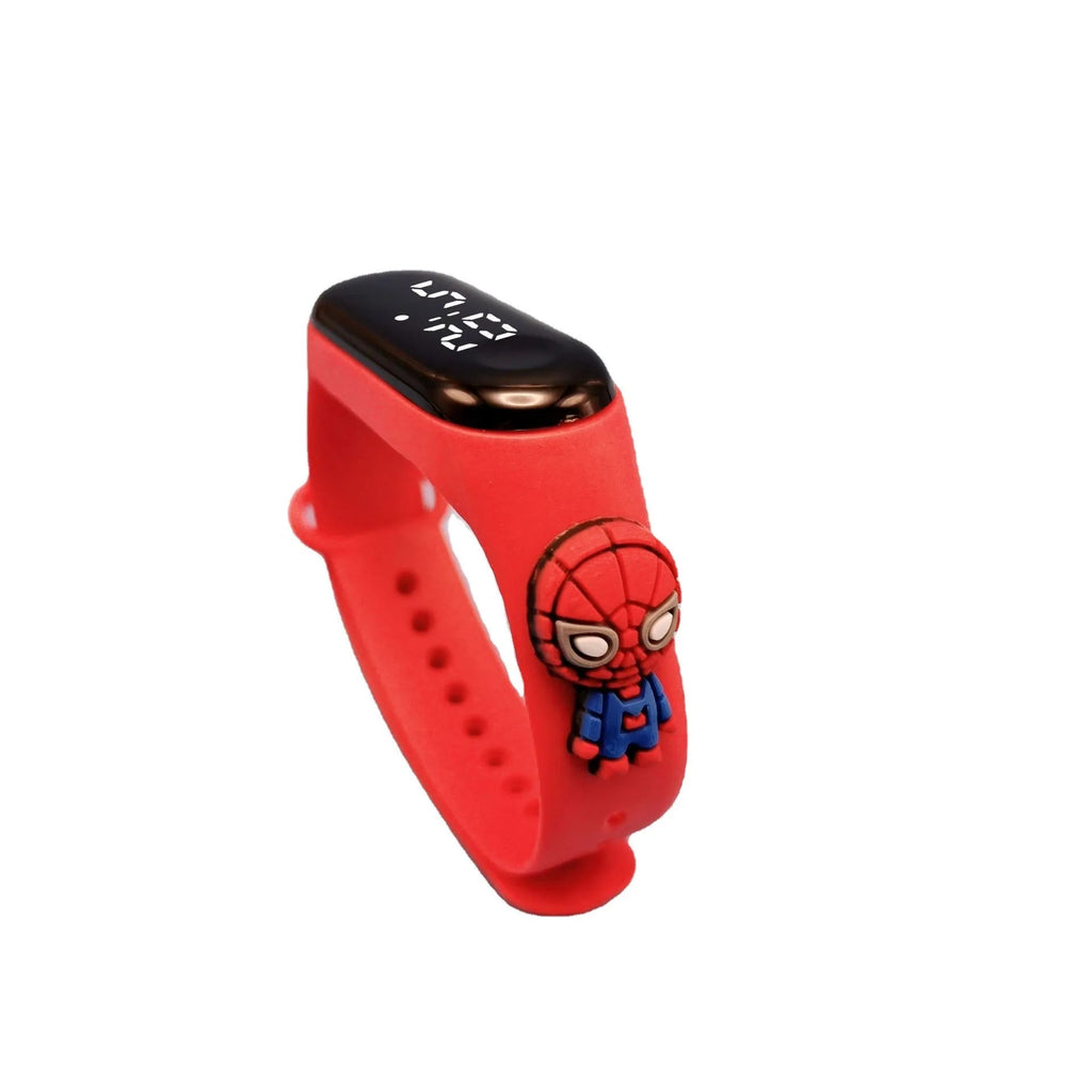 Marvel Spider-Man Children's Cartoon Fashion Watches Stitch Iron Man Electronic Digital LED Display Waterproof Holiday Gift Kids Shop1104298432 Store