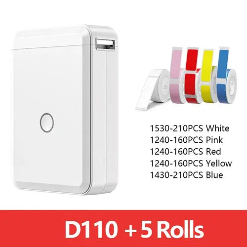 Niimbot D110 Portable Mini Printer Thermal Adhesive Sticker Label AliExpress