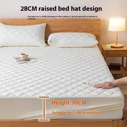Padded Waterproof Mattress Dust Proof Protective Cover Washable