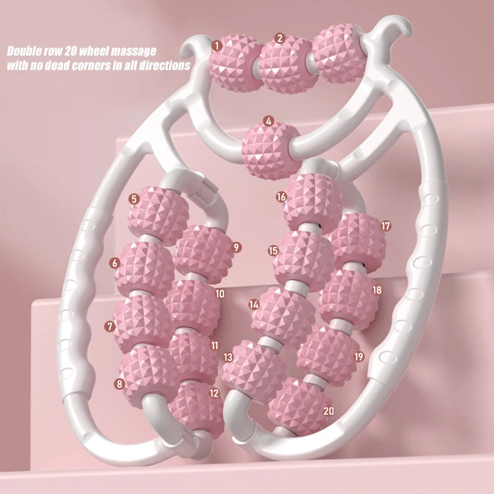 Newest 20 Wheel Annular Leg Clamp Massager Anti-cellulite Massager AliExpress