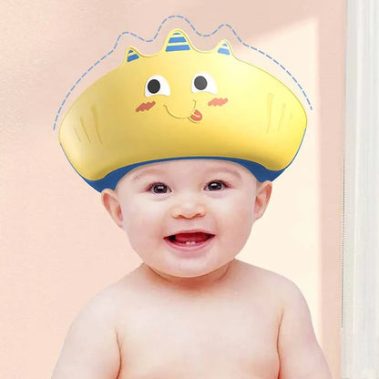 Children Shower Shampoos Hat Soft Adjustable Waterproof Wash Hair Hat for Kids Ear and Eye Safe Protection Baby Shampoo Cap