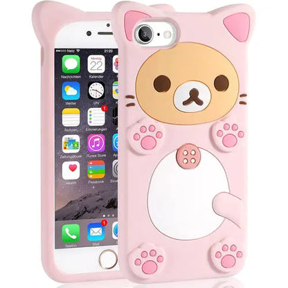 Rilakkuma Cat Bear For iPhone 16 15 14 13 12 11 Pro Max Xs XR 6 7 8 AliExpress