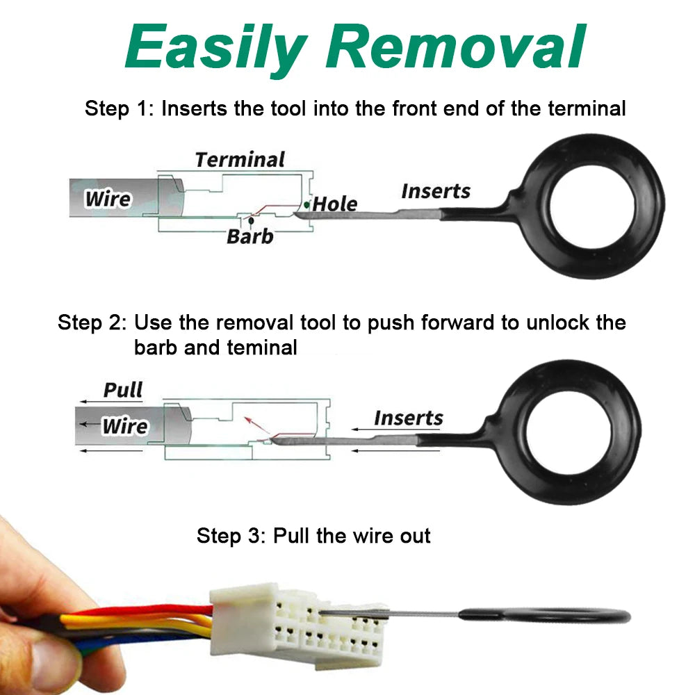 Quick-Release Terminal Ejector Kit – Effortless Wire Removal!