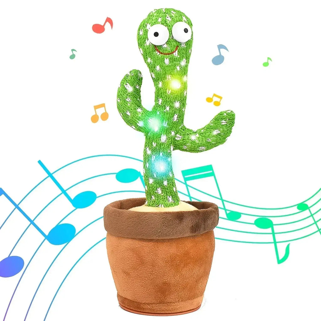 A talking cactus toy that can be charged, recorded, and repeated. Suitable for Spanish, English, and Arabic  voice changer Shop1104086959 Store
