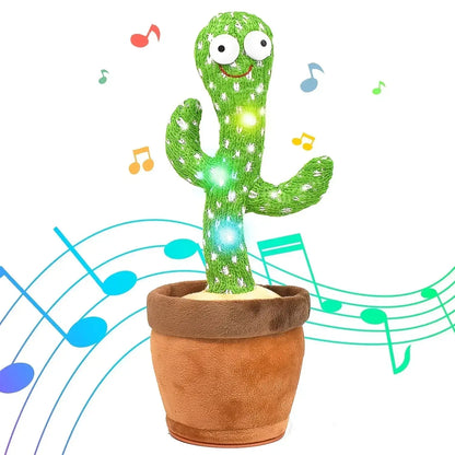 A talking cactus toy that can be charged, recorded, and repeated. Suitable for Spanish, English, and Arabic  voice changer Shop1104086959 Store