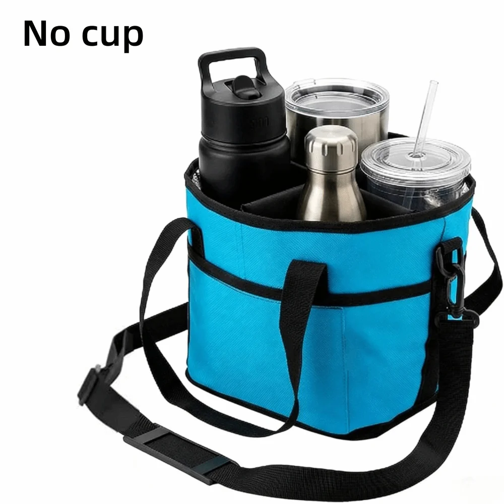 CarrySip™ Portavasos ☕ — 4 Vasos, Un Viaje Fácil