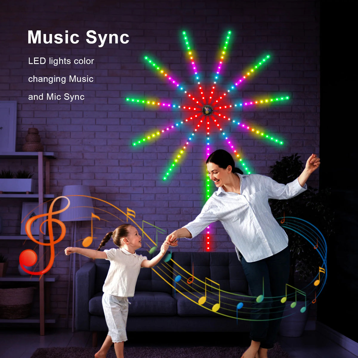 LumiBurst™ – Espectáculo de Luces de Fuegos Artificiales Sincronizado con la Música