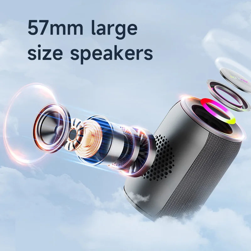 ZEALOT S32 Pro Bluetooth Speaker Wireless Subwoofer Mini Hifi Bass Stereo RGB Lights Support Micro SD Card AUX Play Microphone ZEALOT SY Speaker Store
