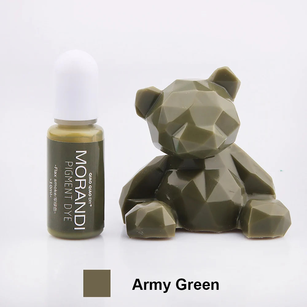For fun 10ML 24Colors Resin Pigments DIY UV Epoxy Resin Crafts Morandi Dye Ink Colorant Jewelry Making Supplies Tools