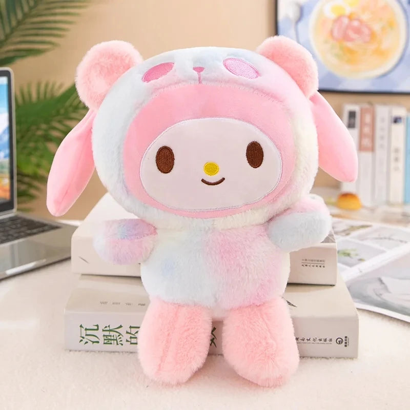 Kawaii Sanrio 25CM Plush Dolls Kuromi Hello Kitty Melody Cinnamoroll Plush Soft Stuffed Animals Dolls Plushie Pillow Xmas Gifts Shop1103724989 Store