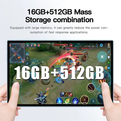 2025 New P60 Pro 5G Dual Tablet Android 14 16GB + 1TB kids Tablet 12 Inch HD Screen 20000mAh Tab Tablets PC With keyboard Laptop Hi - TechPhone Depot Store