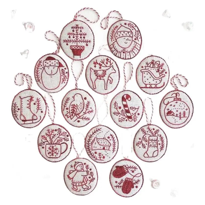 Cozy Christmas Embroidery Kit – Handmade Charm for Your Tree!