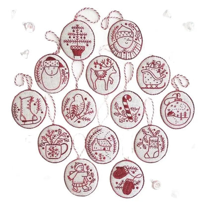 Cozy Christmas Embroidery Kit – Handmade Charm for Your Tree!
