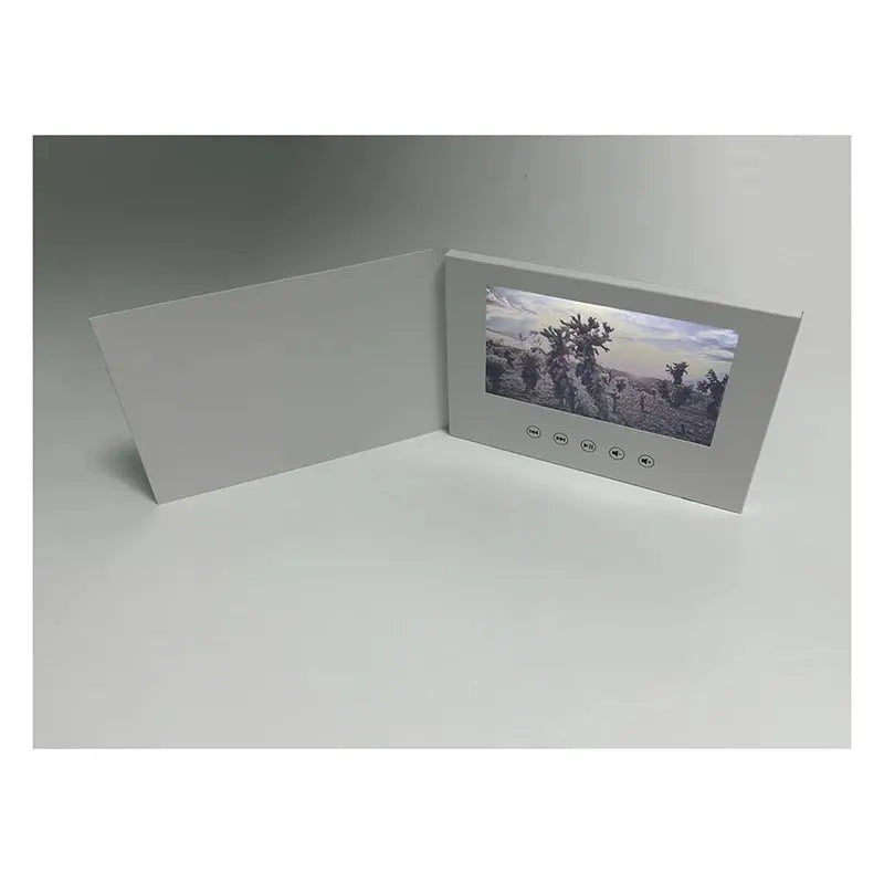Video Book Card 4GB Lcd Invitation Gift Music Greeting Card Upload
