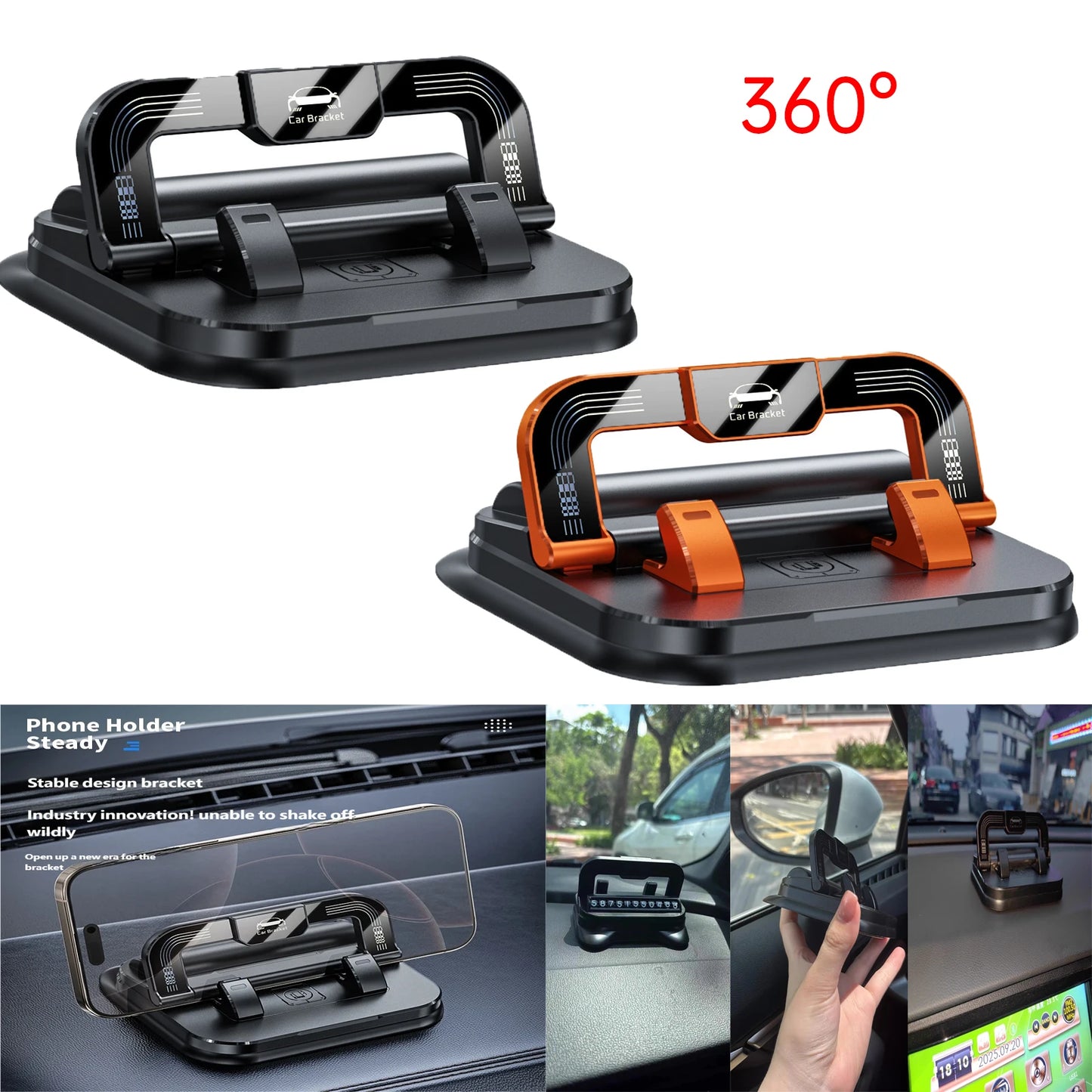 NavGrip™ 360° Car Phone Mount 🚗📱