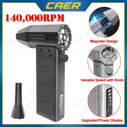 CAER 140,000RPM Air Blower Turbo Jet Fan Electric Power Display